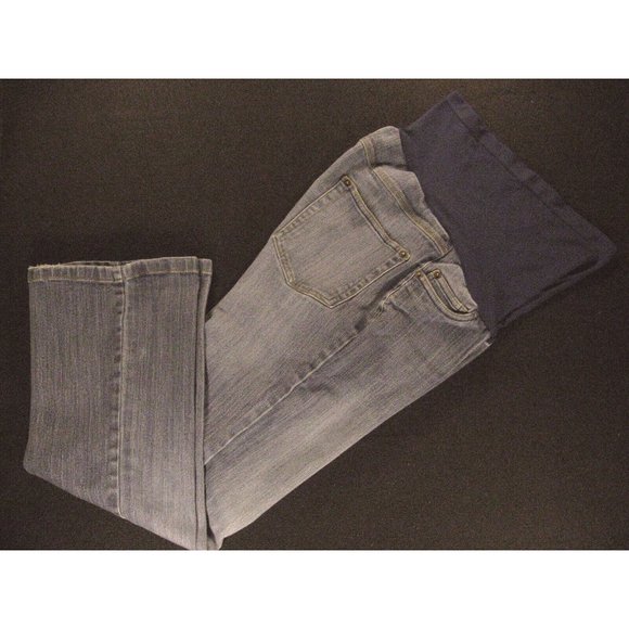 Motherhood Maternity Denim - MOTHERHOOD MATERNITY Super Stretch Jeans 29 x 28 MEASURED Size PM Blue Denim